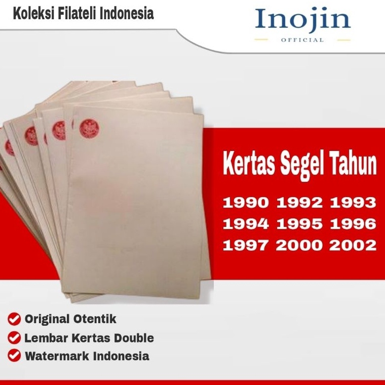 

ART O5J7 KERTAS SEGEL TAHUN 199 1992 1993 1994 1995 1996 1997 2 22 SEGEL TANAH DOUBLE ASLI ORIGINAL