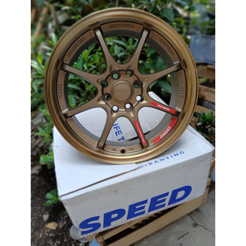 Velg mobil racing ce28 sand bronze ring 16