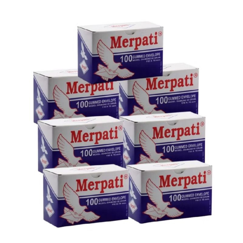 

Amplop kecil merpati Uk. 110 X 70 mm 1 box 100 pcs