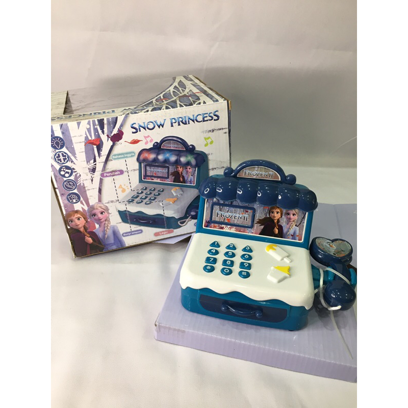 mainan telepone rumah frozen / telepon rumah frozen / mainan anak perempuan telepon hp
