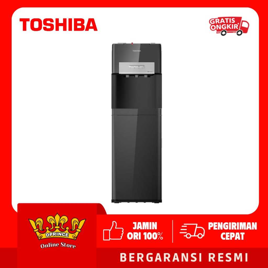 TOSHIBA Dispenser Galon Bawah + UV RWF-W2035UVBID(K) / RWF-W2035 UVBID