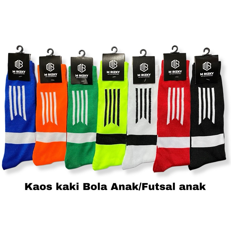 Kaos Kaki Bola Anak Panjang Selutut Termurah/Kaos kaki Olahraga Bola Futsal Panjang Selutut Anak.Bol