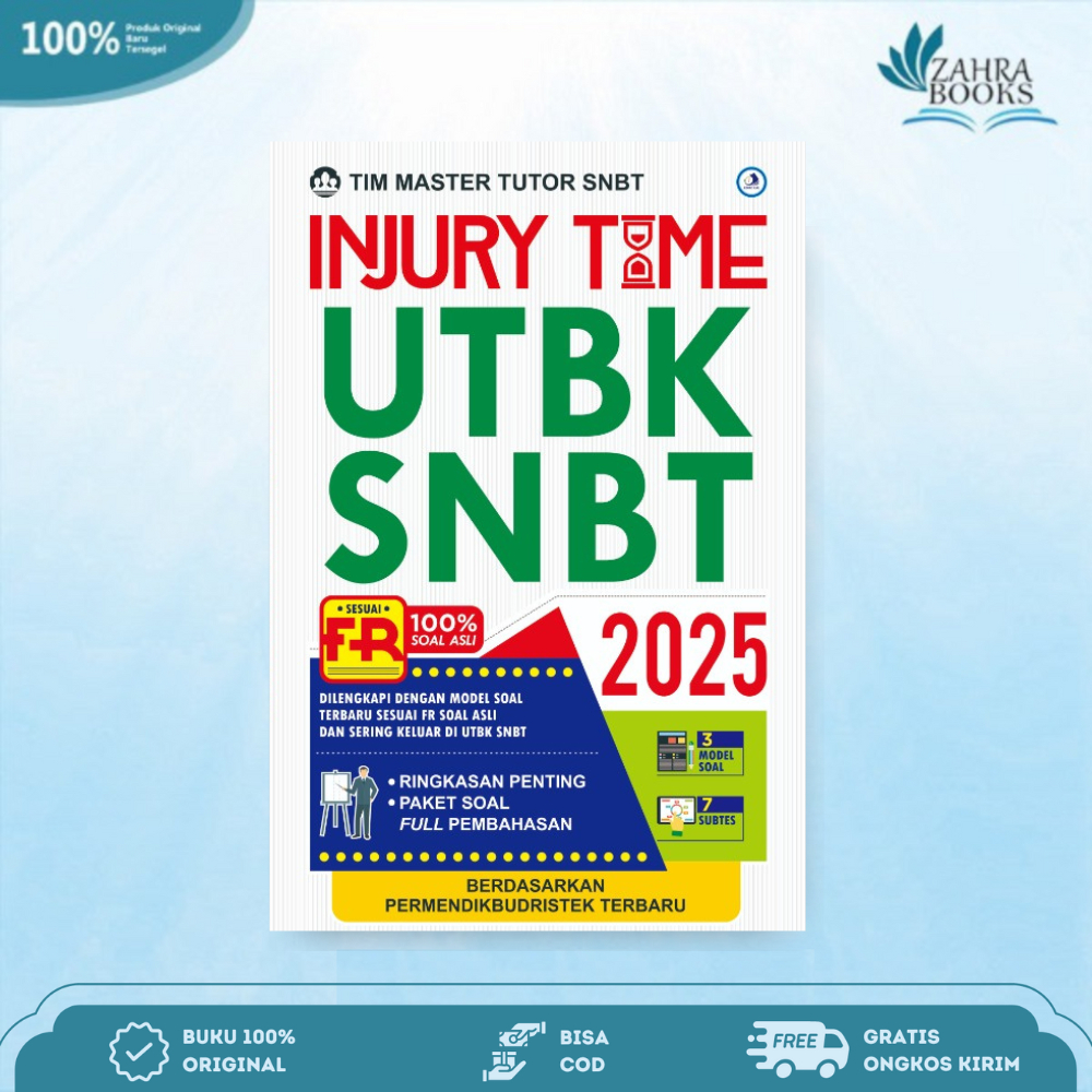 Buku Injury Time UTBK SNBT 2024 & Injury Time UTBK SNBT 2025 - Kompas Ilmu