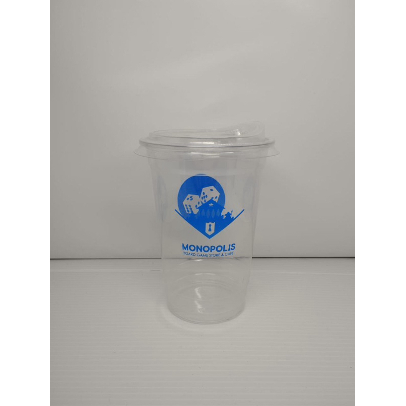 Sablon Cup PP datar custom cup gelas cup printing cetak cup
