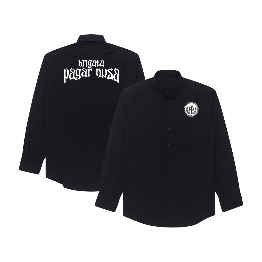 HEM KEMEJA PENCAK SILAT PAGAR NUSA DESIGN BRIGATA PAGAR NUSA