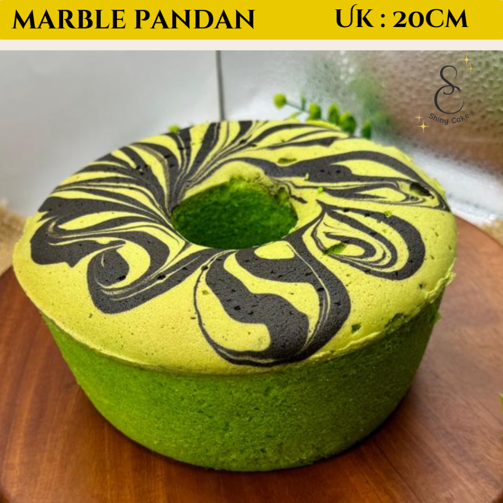 

Kue Bolu Pandan Panggang Marble Coklat