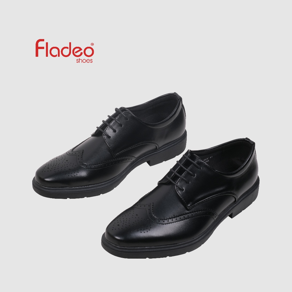 Fladeo I24/MSF253-3BG/Sepatu Pantofel Tali Pria [ Formal Shoes ]