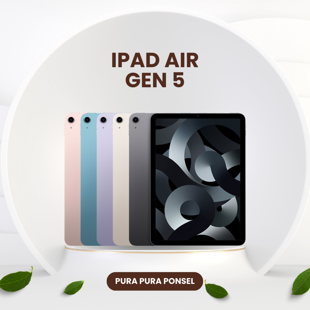 Apple iPad Air Gen 5 Brand New Second | Wifi Wifi+Cell 64GB 256GB - Murah Bergaransi