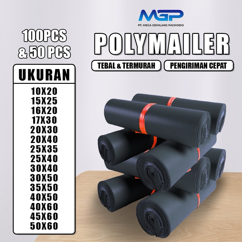 

Premium Packaging Polymailer Hitam Premium, Isi 100 PCS & 50 PCS, Tebal & Termurah | Plastik Packing | Plastik Online Shop