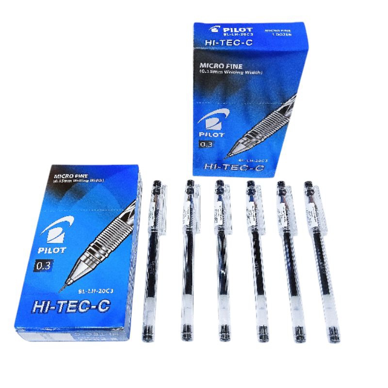 

Pulpen HI-TEC-C HITEC PILOT 0.3 mm 1 Pak isi 12 PCS