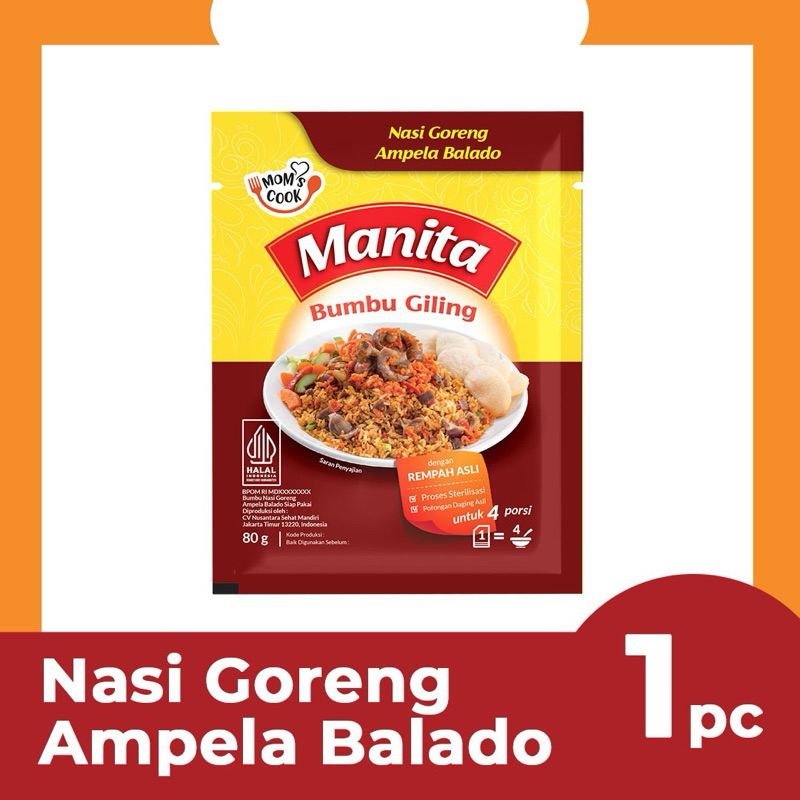 

Manita Bumbu Nasi Goreng Ampela Balado