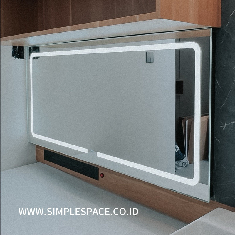 Custom Cermin LED 120cm x 60cm