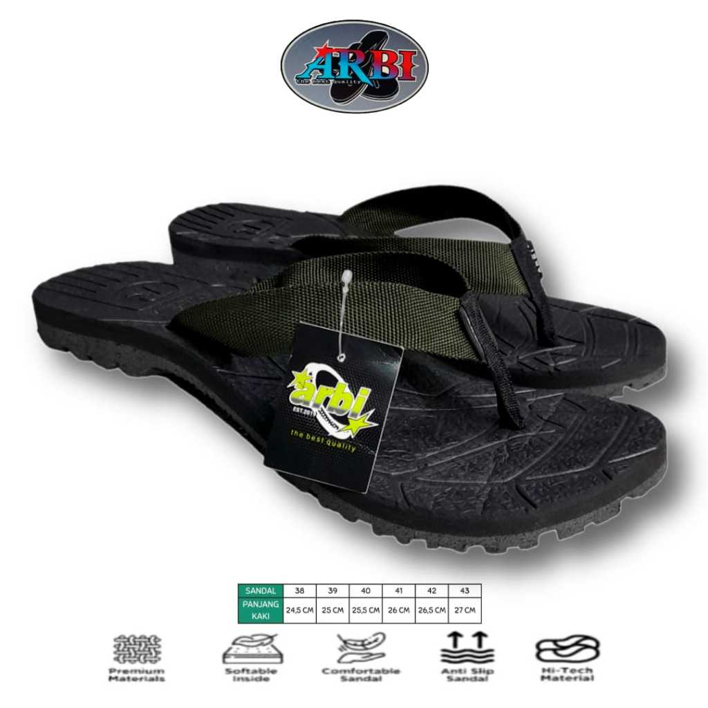 TERLARIS Sandal Gunung Outdoor Pria - Sandal Gunung Outdoor Pria Hiking - Sandal Gunung Jepit Pria