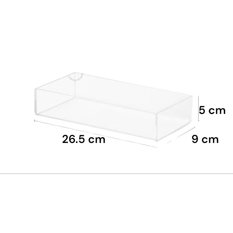 nampan akrilik 4mm bening