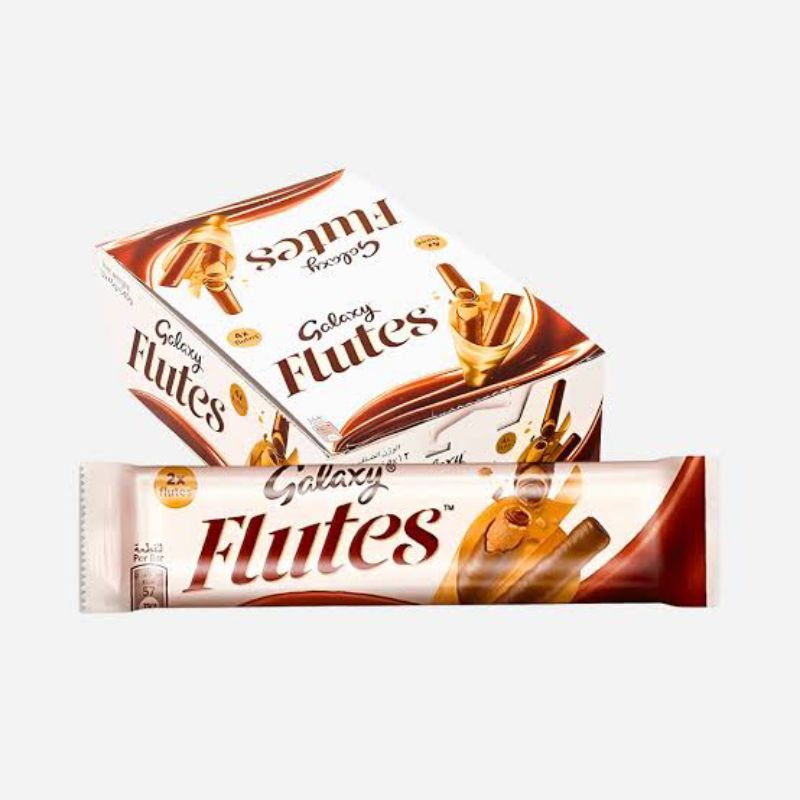 

coklat wafer 2stick galaxy flutes coklat susu galaxy flutes ori