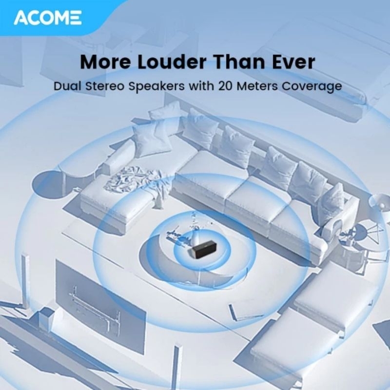 HOT DEALS (PROMO) Speaker Acome A16 Speaker Bluetooth 5.2 10W Full Super Bass Original Acome