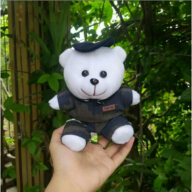 Boneka TNI AL AD AU buket dan souvenir 15cm