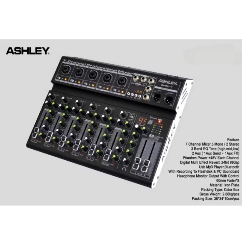 mixer audio ASHLEY BETTER7 ORIGINAL