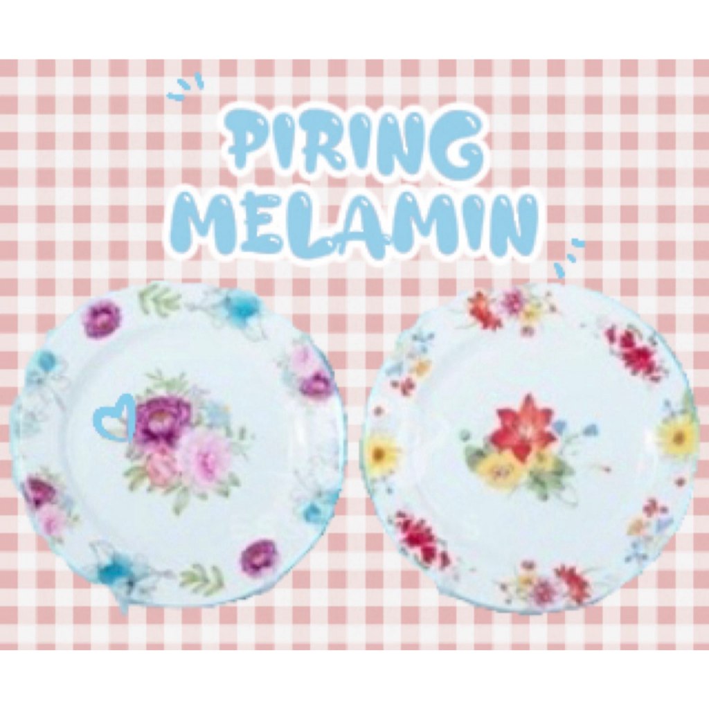 piring melamine piring makan melamine piring melamine bunga piring bulat