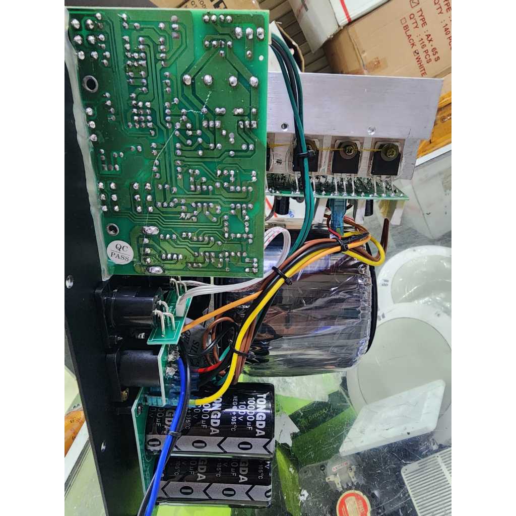 mesin Kit Power amplifier Aktif 8610 S / 8610S subwofer 600 watt max 1000 watt