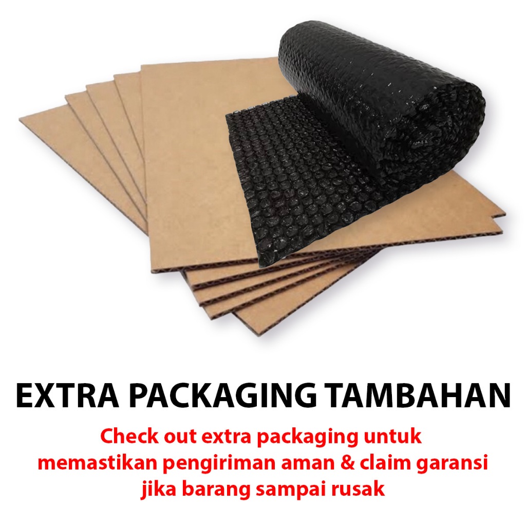 

EXTRA PACKAGING TAMBAHAN + BUBBLE WRAP