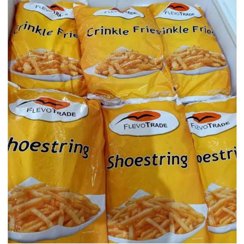 

Flevo Trade Kentang Shoestring 1 kg | Kentang goreng frozen