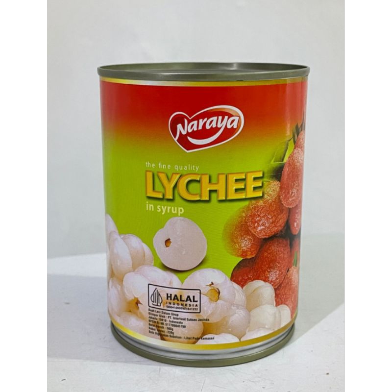 

Lychee Kaleng Naraya / Leci Kaleng Naraya 565gr