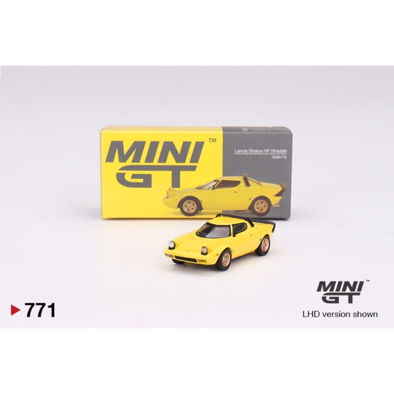 MINI GT 771 Lancia Stratos HF Stradale Giallo Fly