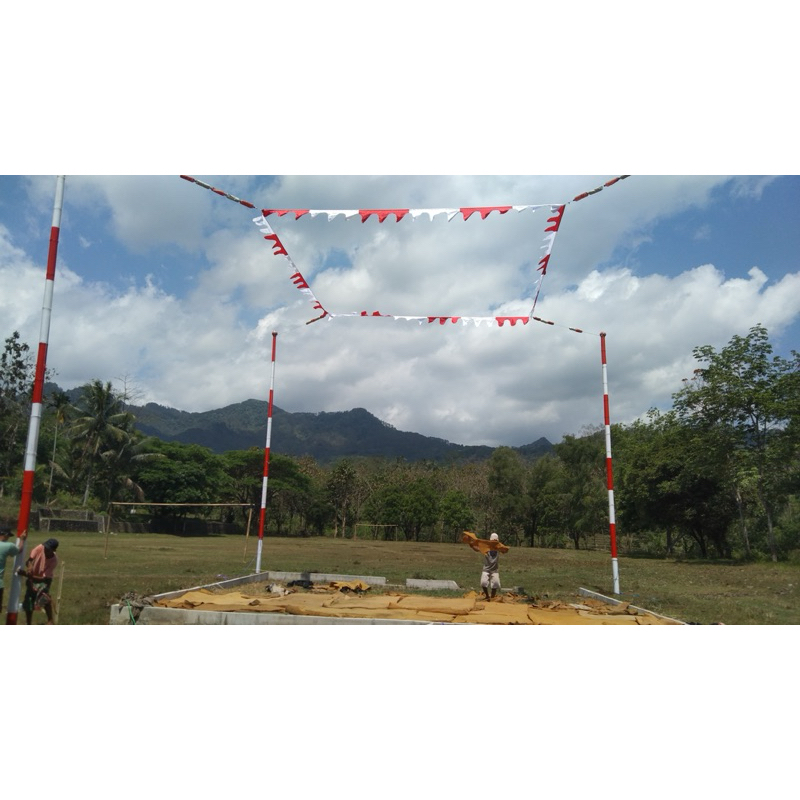 Bendera Merpati Kolong Bebas 6 Meter Persegi Ful Kotak 24 M Geber Kolong Ring Merpati Lapak bebasan