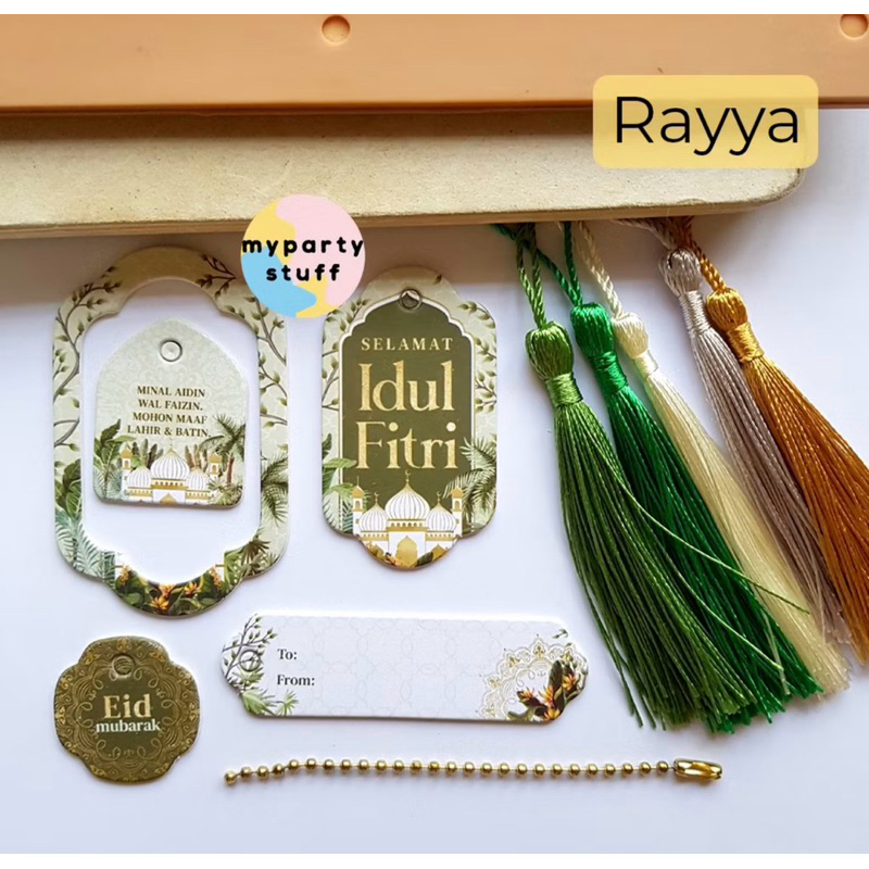 

Hang Tag Card set Idul fitri Hampers