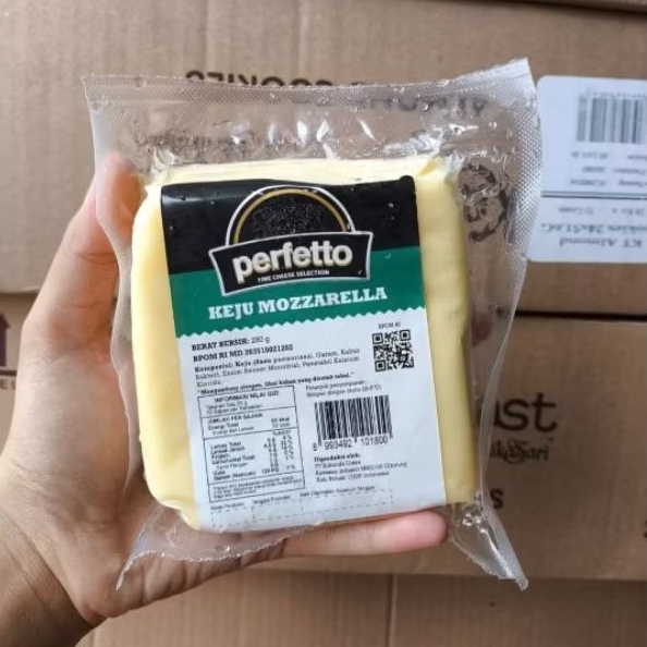 

Keju mozarella perfetto/keju mozarella perfetto 250g exp 2025