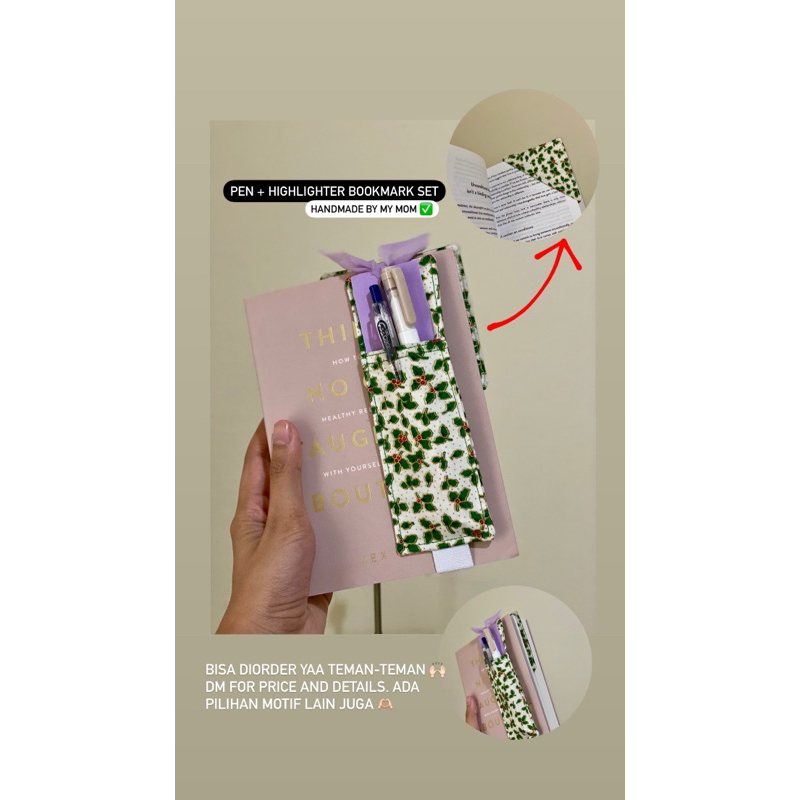 

PEN/HIGHLIGHTER BOOKMARK