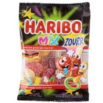 

Haribo mix zourr candy import 80g/permen korea