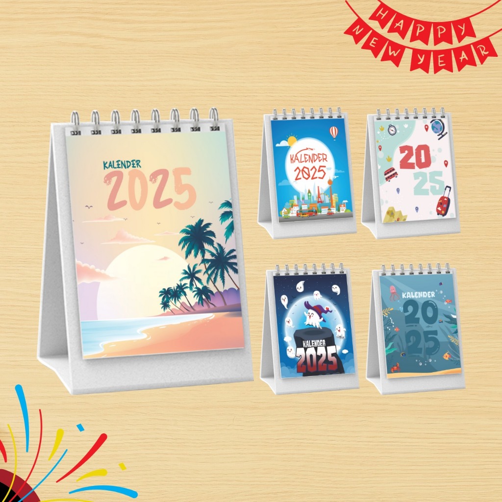 

Kalender Meja Mini 2025 Tema Floral - Dekorasi Meja Estetik & Fungsional