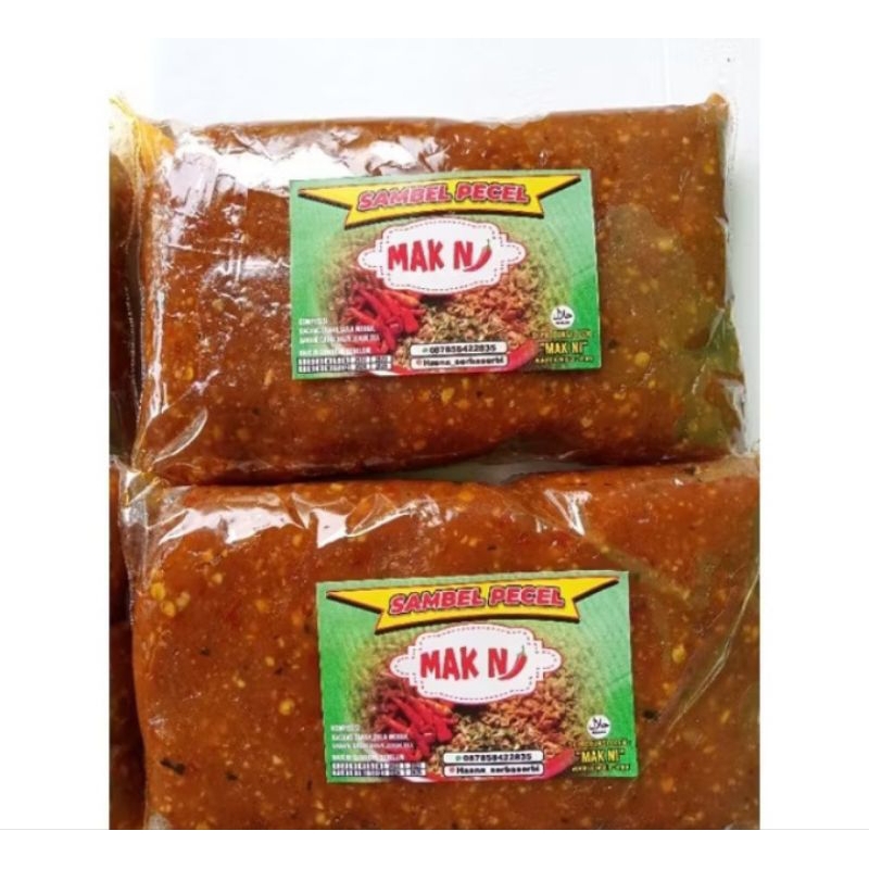 

sambel pecel khas kediri / sambel pecel mak ni / dengan bahan bahan pilihan