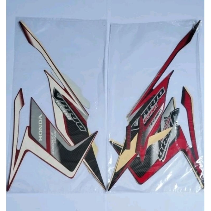 sticker striping motor Honda Vario techno 110 original 2011