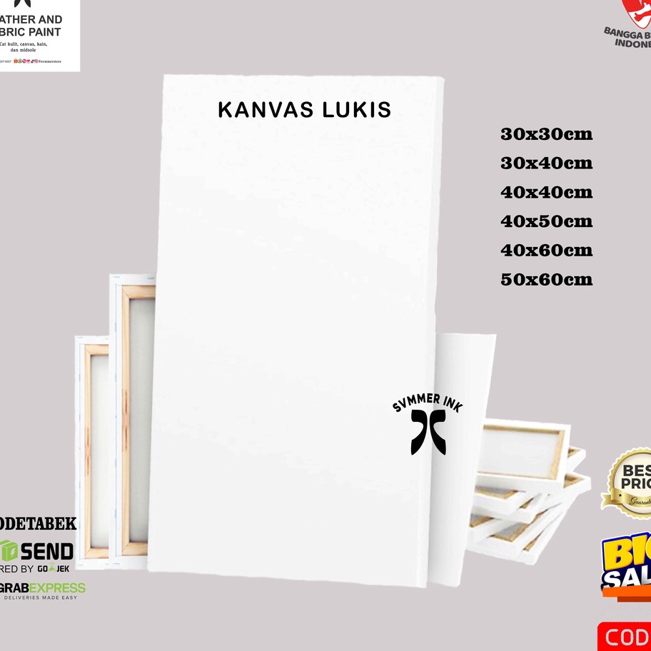 

HJ6 Kanvas Lukis Canvas Board Ukuran 3x3 cm 3x4 cm 4x4 cm 4x5 cm 4x6 cm 5x6 cm jaka