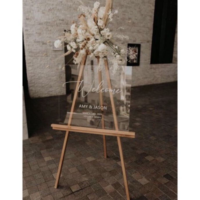 

Termurah wooden easel 12cm standing tripod kayustand lukis stand foto