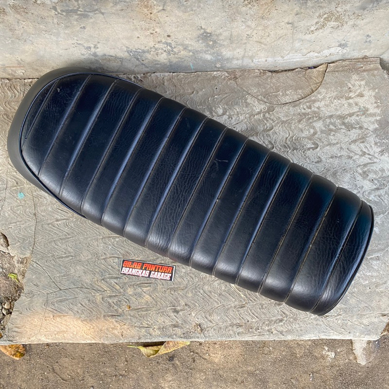 Jok Motor Custom Japstyle Bratstyle Scrambler hitam