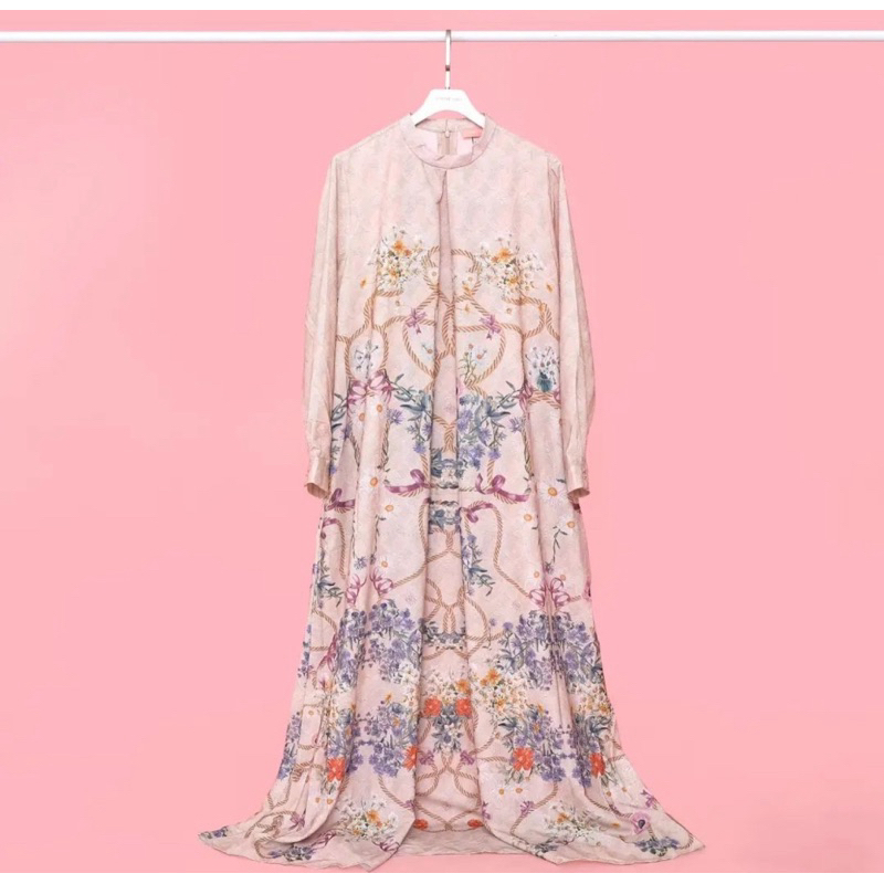 Bones Dress Riamiranda Jemari RM Pre Fall 2024 Gamis Ria Miranda Abaya RM Kaftan Wanita