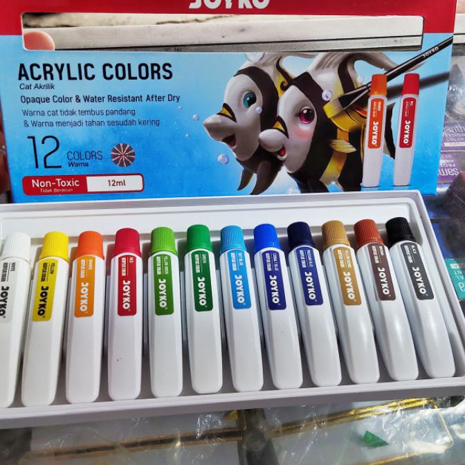 

KI3 Cat acrylic Joyko 12 colors 12ml