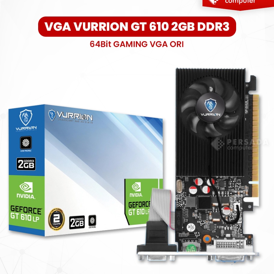 VGA VURRION GT 61 2GB DDR3 64Bit GAMING VGA Mantaap