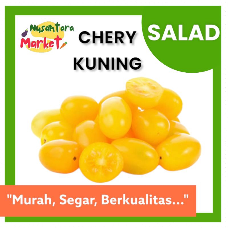 

TOMAT CHERY KUNING | 150GR | SALAD | NUSANTARA MARKET