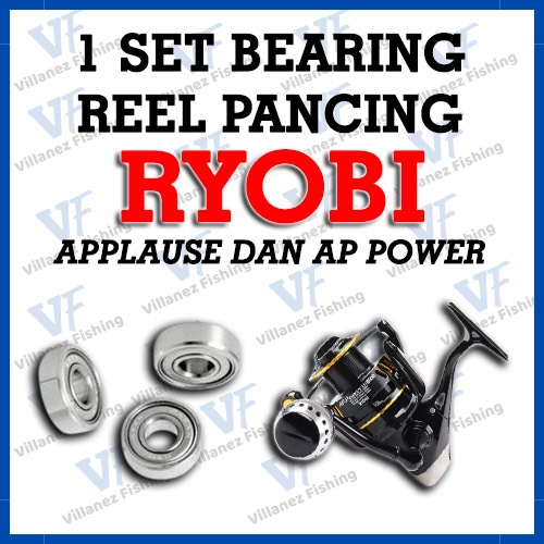 BEARING REEL SET RYOBI APPLAUSE DAN AP POWER MINI BEARING PANCING SPARE PART KEREKAN LAKER BANTALAN 