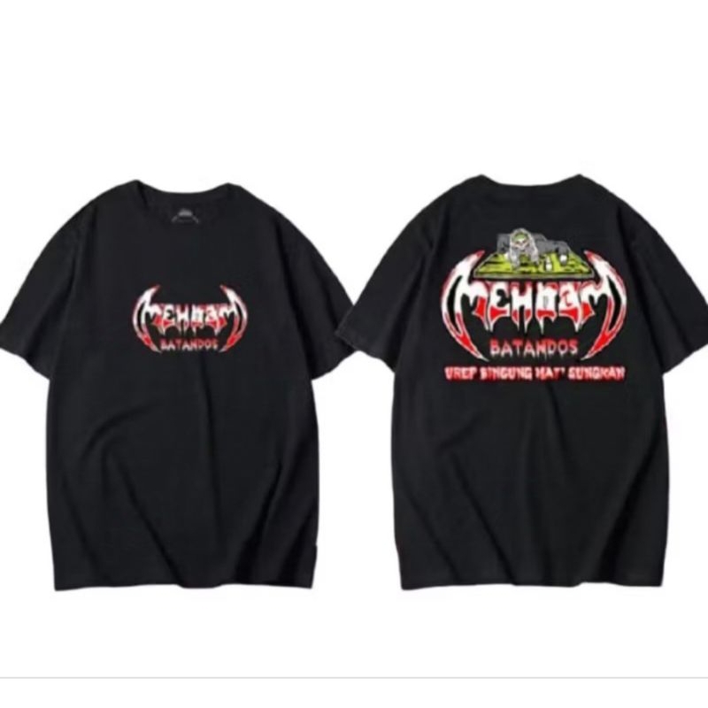 KAOS T-SHIRT MENDEM BATANDOS URIP BINGUNG MATI SUNGKAN