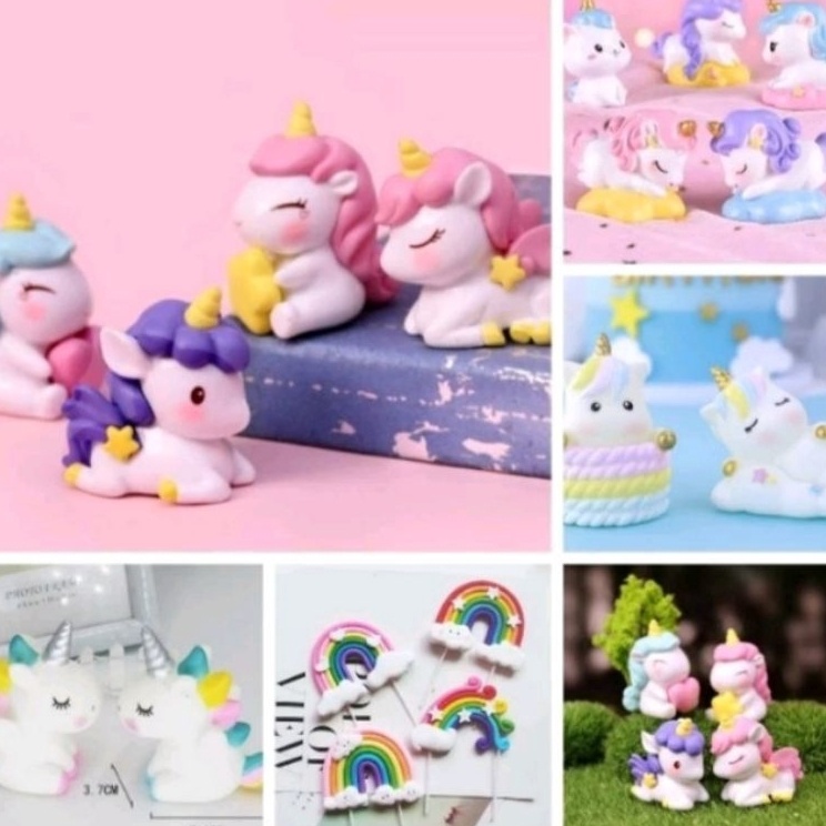 Murah Terkeren  TOPPER UNICORN  TOPPER BABY BOY BABY GIRL  HIASAN KUE