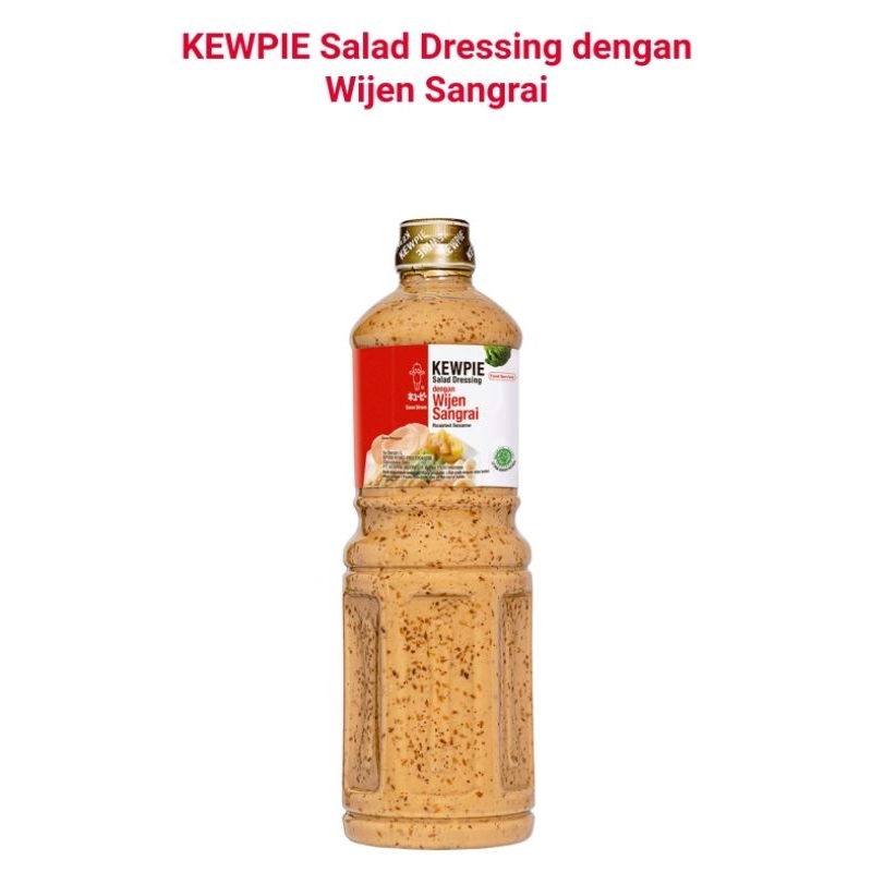 

Kewpie 1L Salad Dressing Roasted Sesame - Wijen Sangrai 1Liter