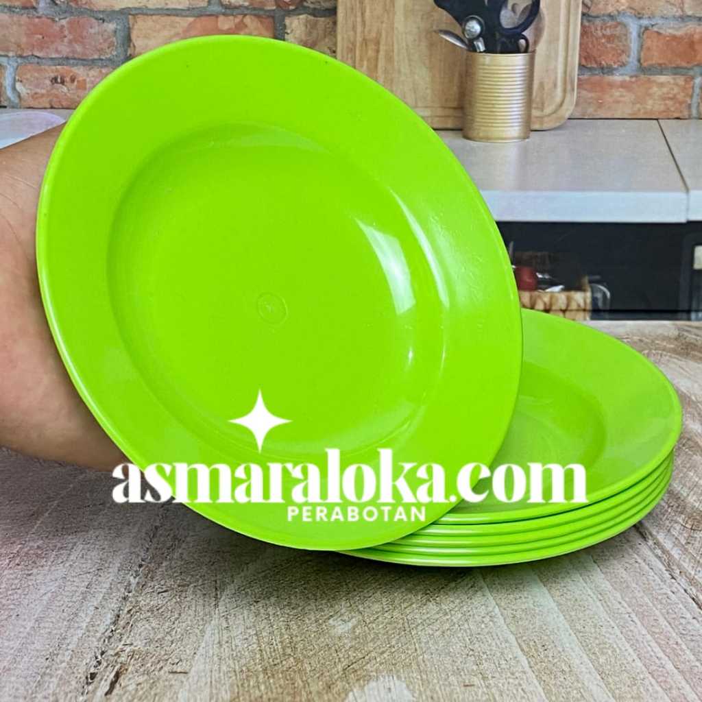 Tatakan Gelas Semi Melamin (14 cm), Piring Kecil Semi Melamin, Piring Tatakan gelas Piring Mini
