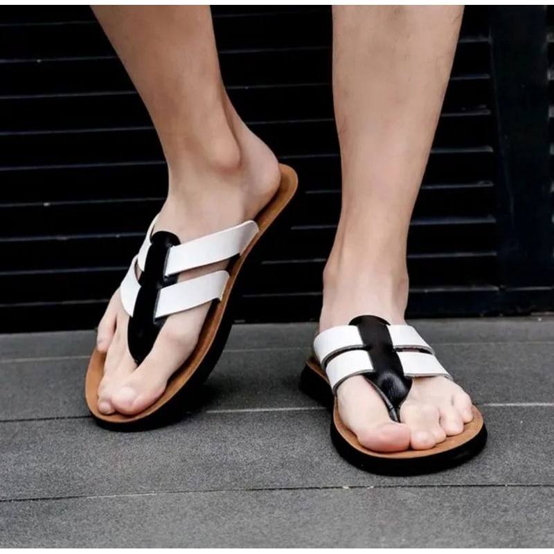 Sandal Jepit Pria Simple Keren Sandal Jepit Outdoor Pria  Sendal Jepit Pria Terbaru Keren Kekinian