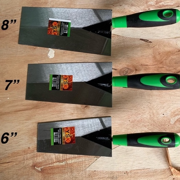 Baru Puas Cetok Semen KOTAK Gagang FIBER EKONOMIS  Cetok Workman alat bangunan  Cetok Tukang Banguna